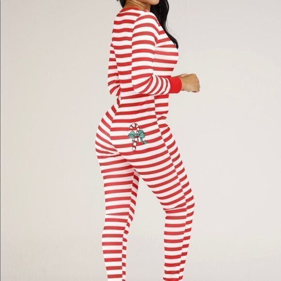 Christmas Sexy Onesies Button Pajamas - Picture 7 of 9
